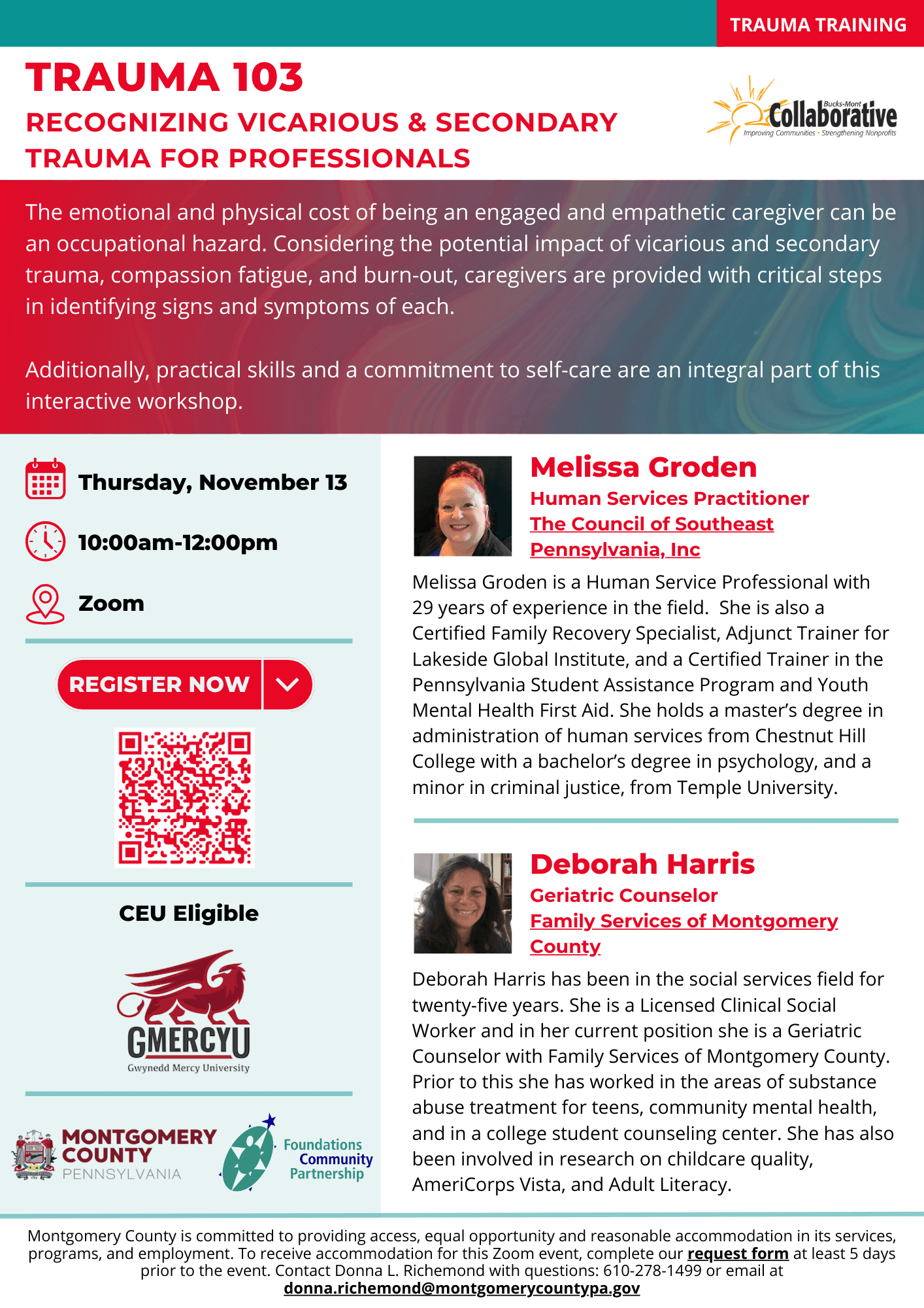 November 20 Religious Diversity in Our Lives and Workplaces