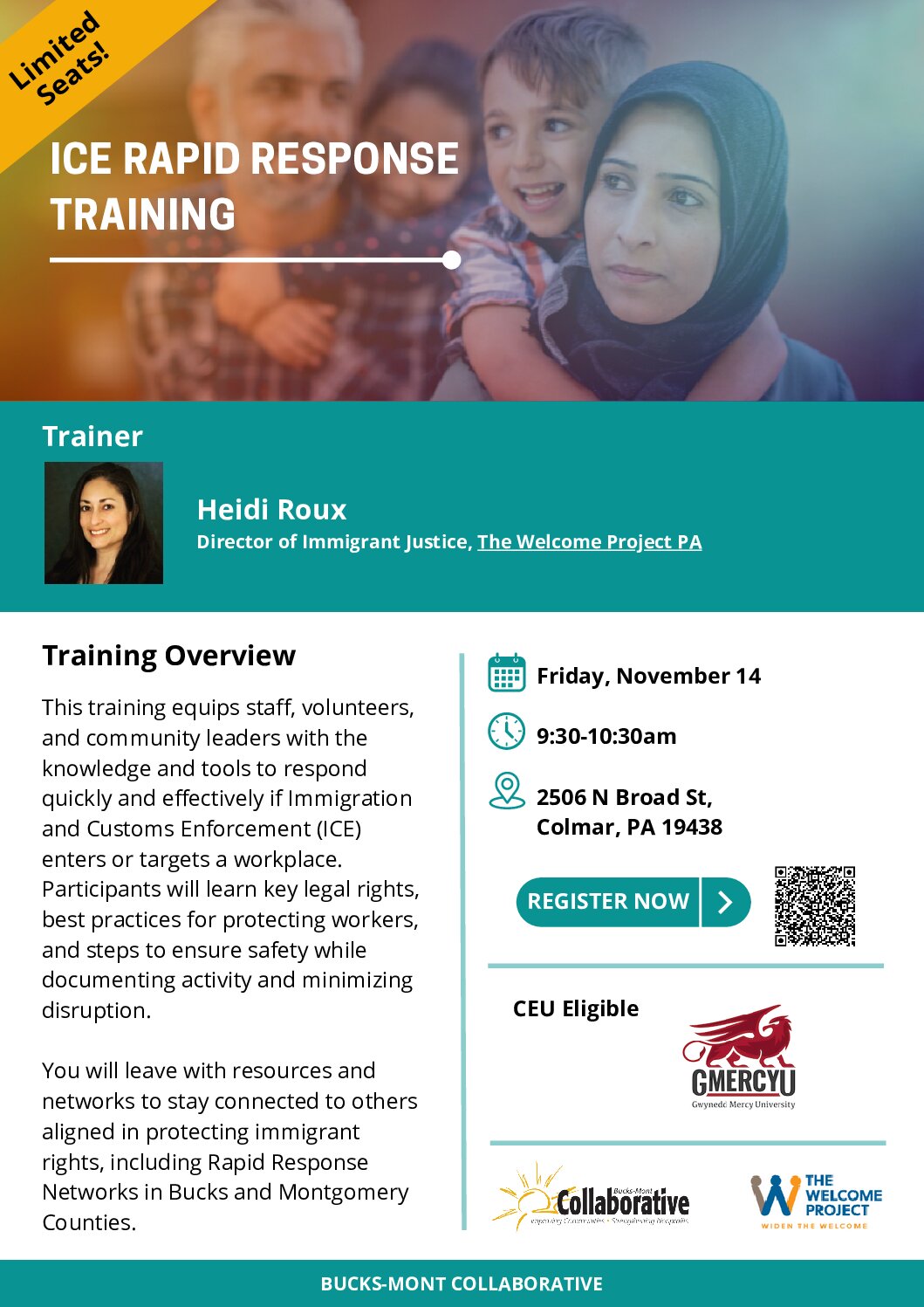 November 13 Trauma 103 Flyer