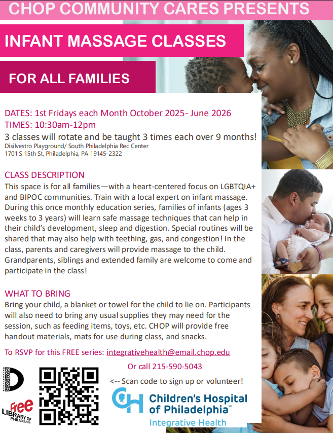 FY25-26 Community Cares infant massage classes