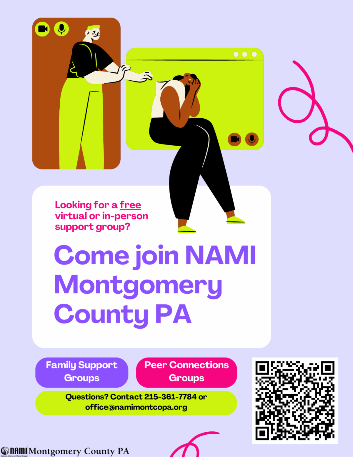 NAMI Montco Support Groups 11.2025 NAMI Montco Support Groups 11.2025