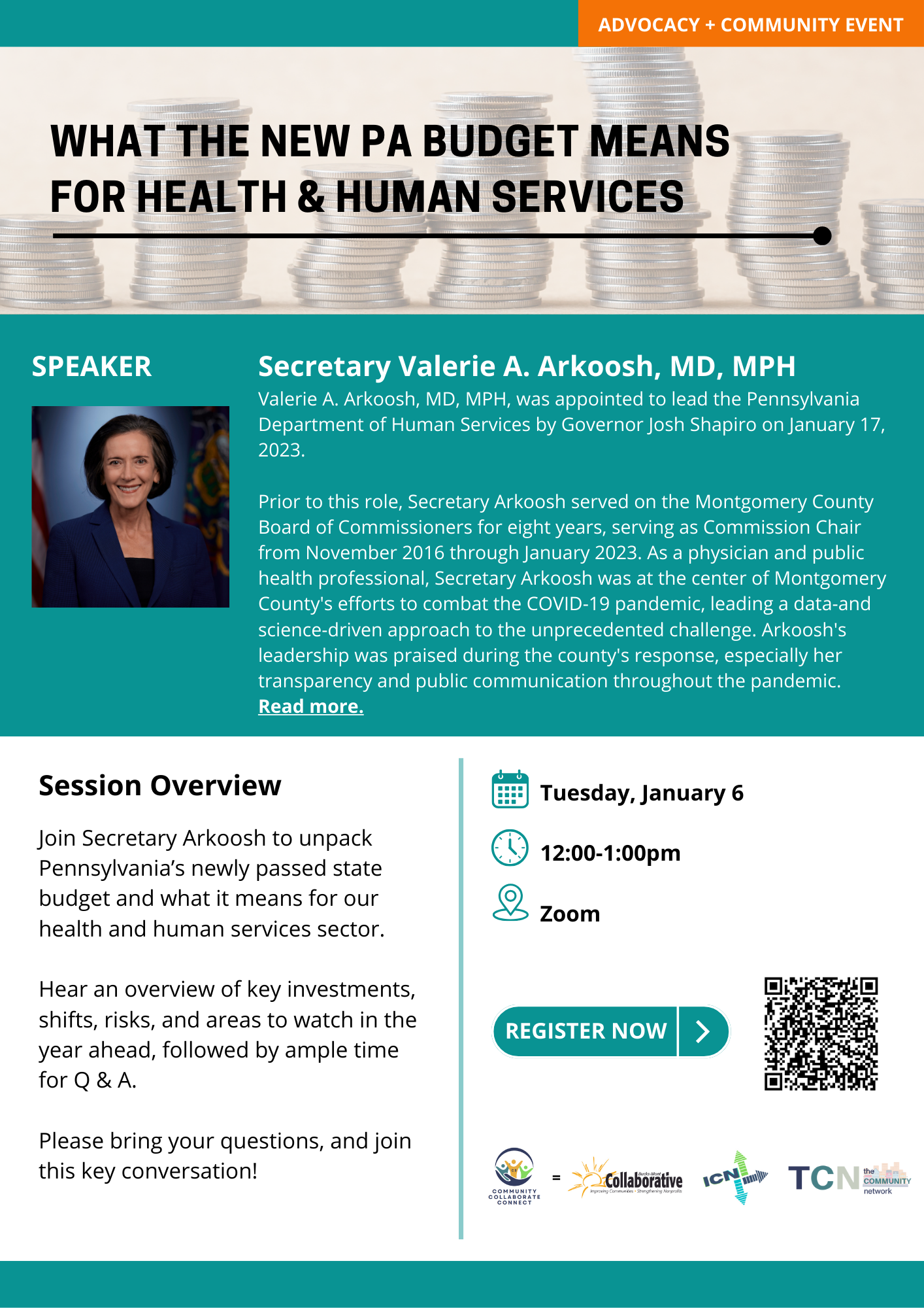 January 6 What the New PA Budget Means for Health & Human Services