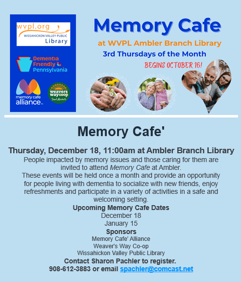 WVPL Memory Care Cafe
