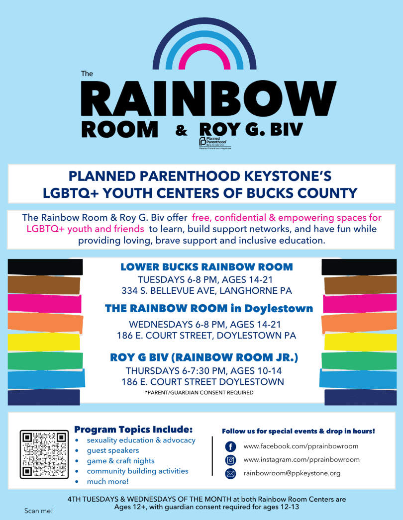 Rainbow Room Flyer