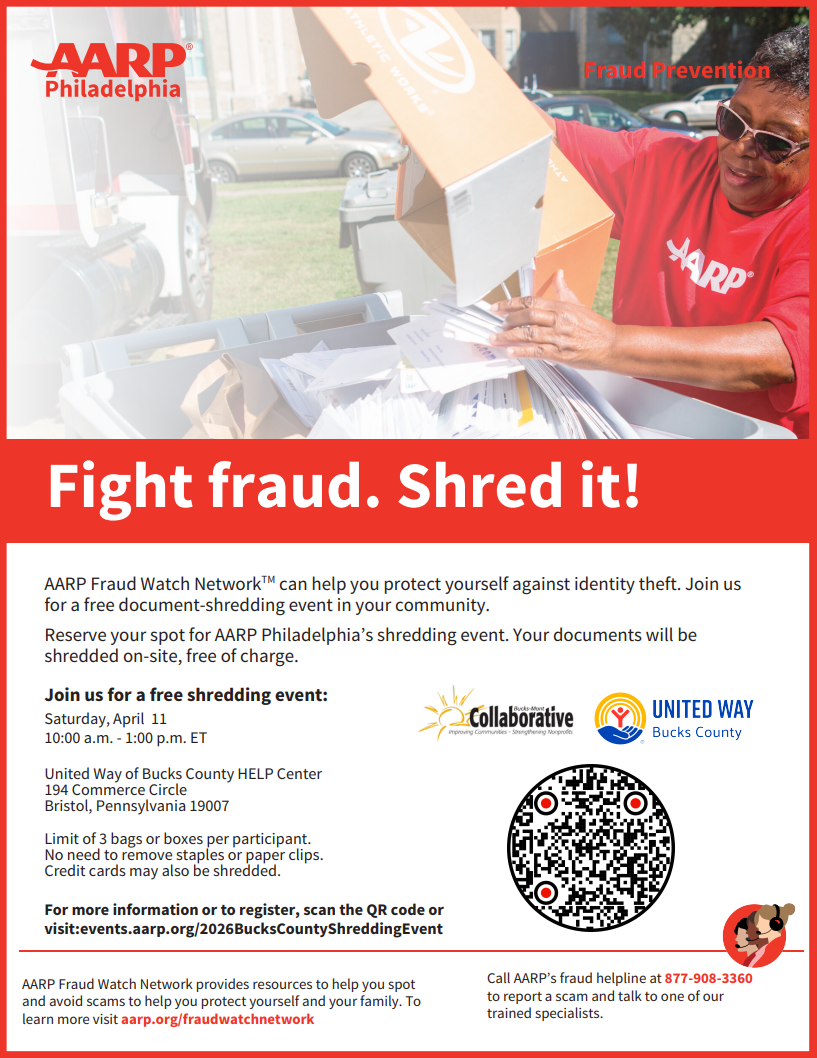April 11, 2026 Free Shred Event Flyer