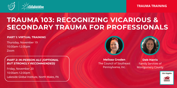 Trauma 103: Recognizing Vicarious & Secondary Trauma for Professionals